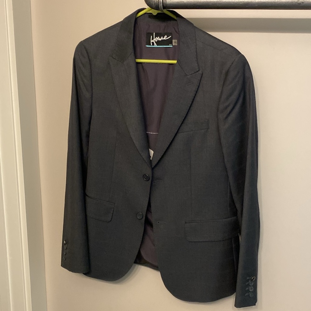 Howe Trim Fit blazer with peaked lapels
